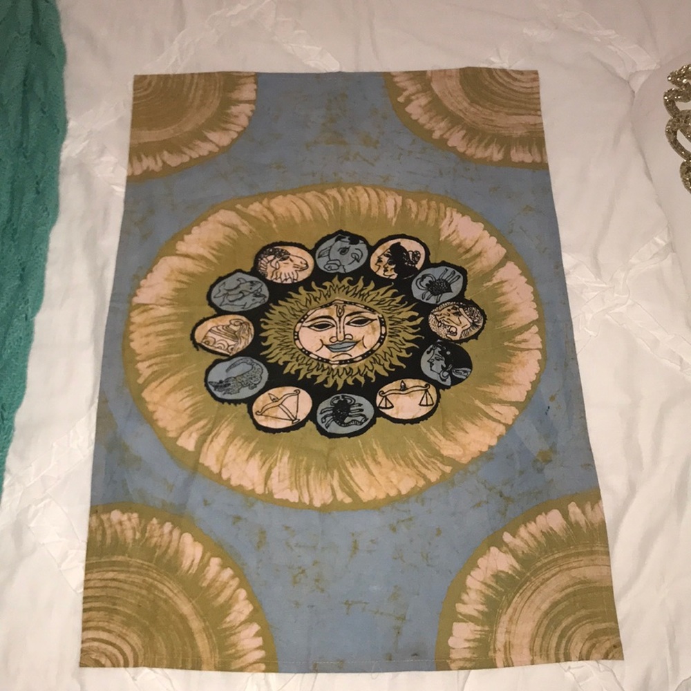 ZODIAC TAPESTRY🌞🌙  29in x 19in